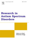 Research in Autism Spectrum Disorders雜志封面